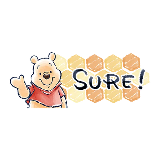 1】Winnie the Pooh by Honobono - Download Stickers from Sigstick