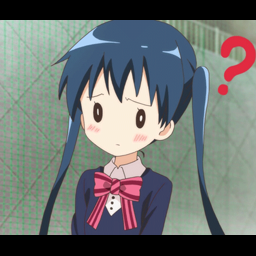 Anime Cute Aoi Miyake Question Mark GIF  GIFDBcom
