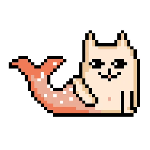 Cat Pixel Sticker for iOS & Android