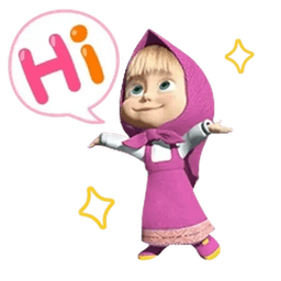 Masha and the Bear: Masha Daily - Download Stickers from Sigstick