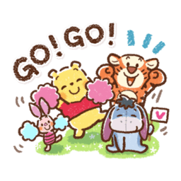 1】Winnie the Pooh by Honobono - Download Stickers from Sigstick