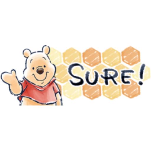 1】Winnie the Pooh by Honobono - Download Stickers from Sigstick