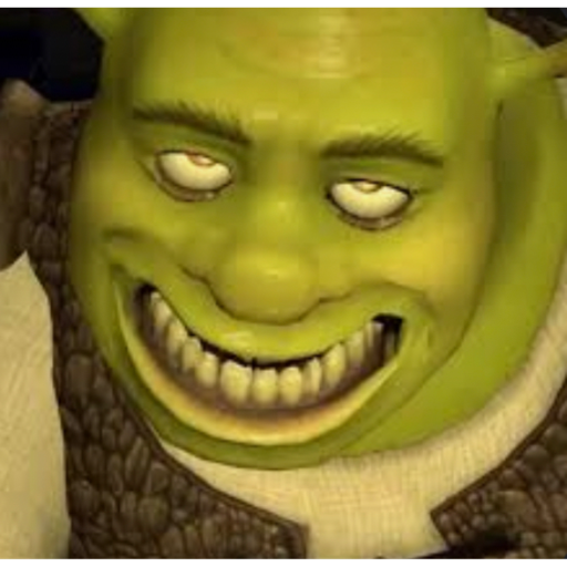 Shrek meme face