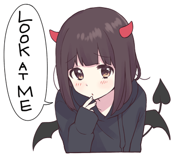 Menhera Kurumi Nanase (Menhera Shoujo Kurumi-chan) stickers only