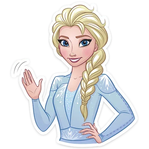 Frozen Sticker - Elsa