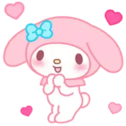 My Melody Love Sticker - My Melody Love Kawaii - Discover & Share GIFs