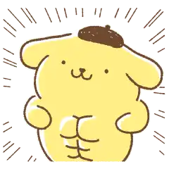 【中文】布丁狗 我們是布丁小隊！ (Pompompurin) @kal_pc - Download Stickers from Sigstick