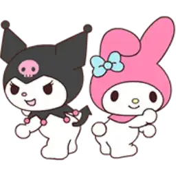 My Melody & Kuromi Chemistry @kal_pc - Download Stickers from Sigstick