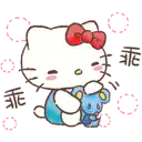 Hello Kitty Cute Cat @kal_pc - Download Stickers from Sigstick