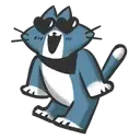 Bandit the Cat - Download Stickers from Sigstick