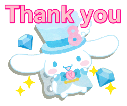 Sanrio Cinnamoroll Sticker - Sanrio Cinnamoroll Thank You - Discover &  Share GIFs