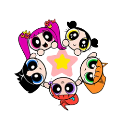 THE POWERPUFF GIRLS X NewJeans Sticker Pack - LINE FRIENDS_US