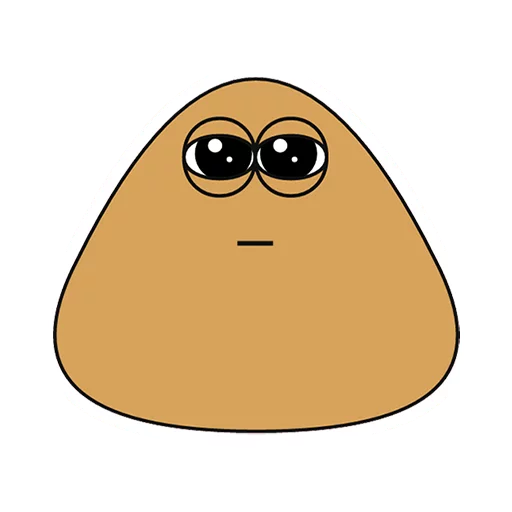 Cute Pou - Download Stickers from Sigstick