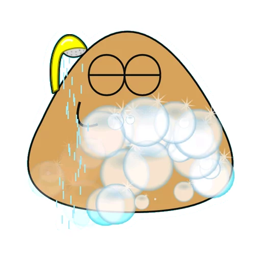 Cute Pou - Download Stickers from Sigstick