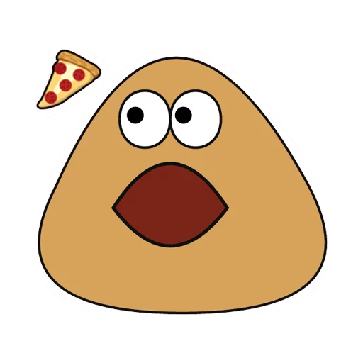 Cute Pou - Download Stickers from Sigstick