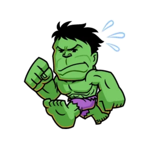 Herenhuis Altaar Hollywood Hulk - Download Stickers from Sigstick