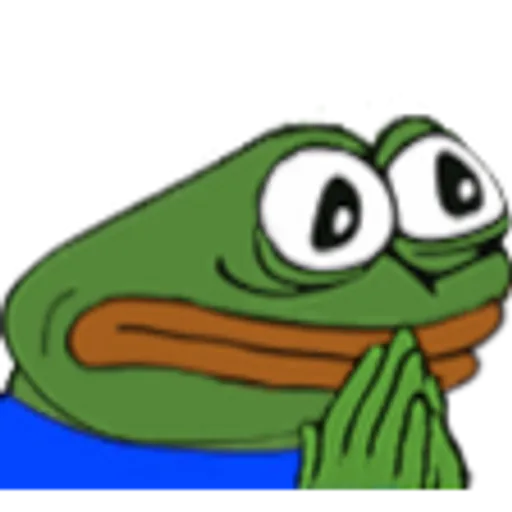 Pepega/pepe/frog Twitch Emote Happy Hyped Sad (Download Now) 