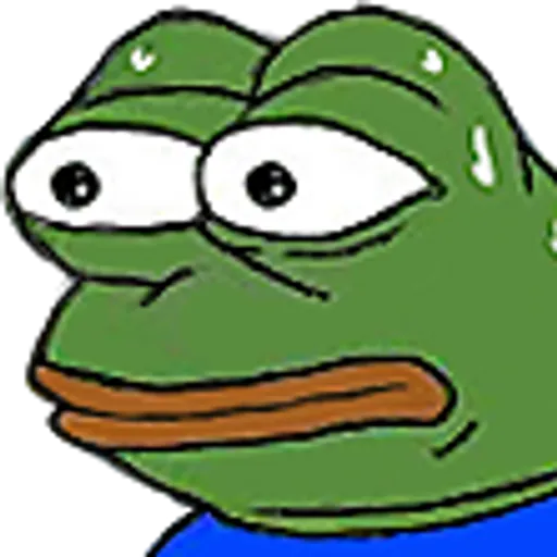 Pepega/pepe/frog Twitch Emote Happy Hyped Sad (Download Now) 