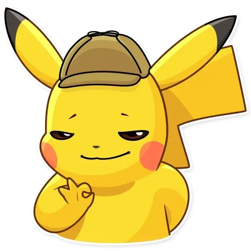 Dasdasd Detective Pikachu Sticker - Dasdasd Detective Pikachu