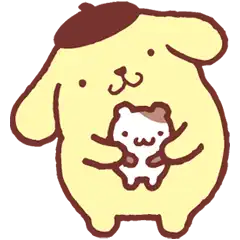 布丁狗 (Pompompurin) @kal_pc - Download Stickers from Sigstick