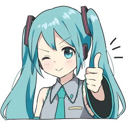 Hatsune Miku Sticker ,Synapse Japan_ Hatsune Miku / Kagamine Rin