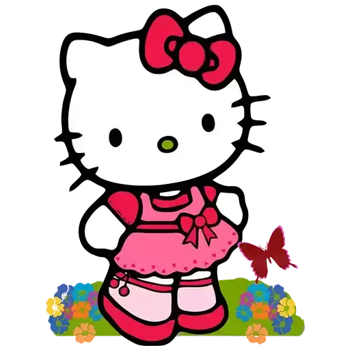 Hello Kitty Cute Cat @kal_pc - Download Stickers from Sigstick