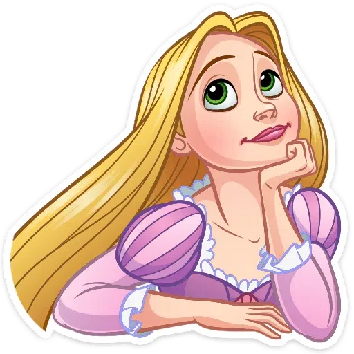 rapunzel face clip art