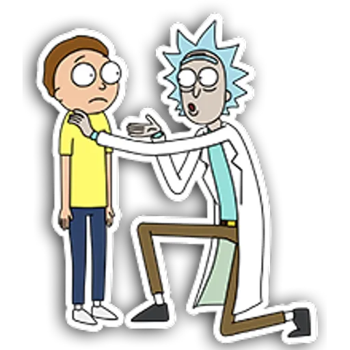 Rick & Morty - Download Stickers from Sigstick