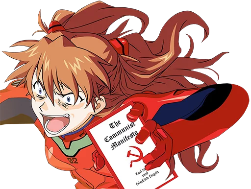 Commie Anime Girls - Download Stickers from Sigstick