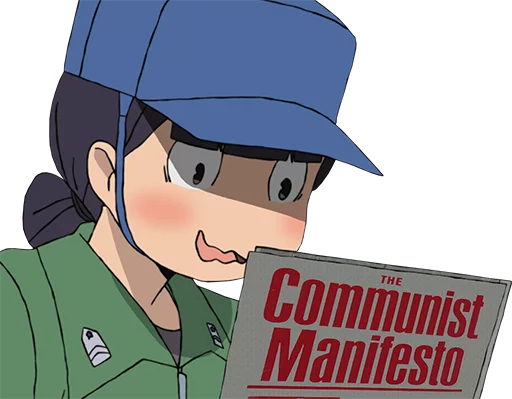 Commie Anime Girls - Download Stickers from Sigstick