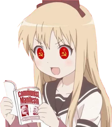 Commie Anime Girls - Download Stickers from Sigstick