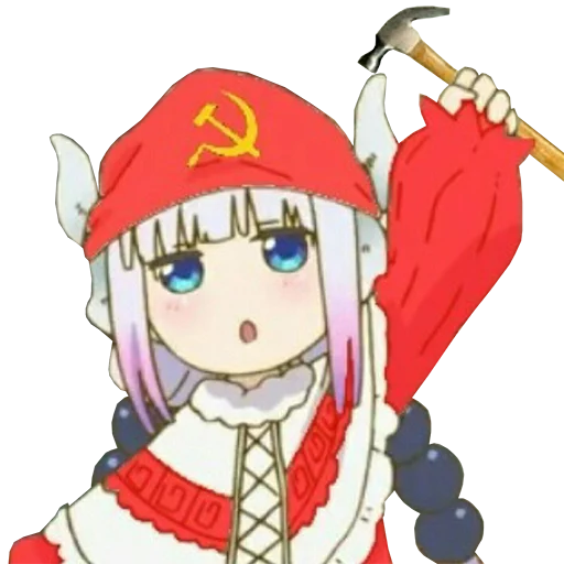 Commie Anime Girls - Download Stickers from Sigstick