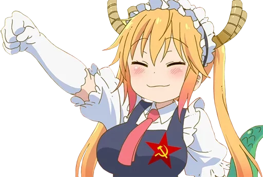 Commie Anime Girls - Download Stickers from Sigstick