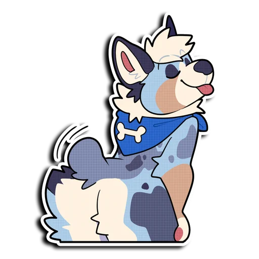 Blueycapsules Telegram stickers