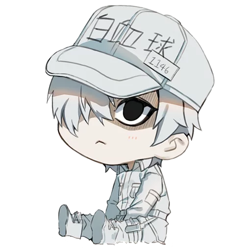 White Blood Cell  Hataraku Saibou (Cells at Work) iPad Case