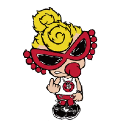 HYSTERIC MINI 1 (黑超B) @kal_pc - Download Stickers from Sigstick