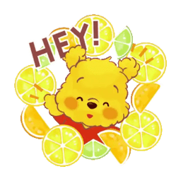 1】Winnie the Pooh by Honobono - Download Stickers from Sigstick