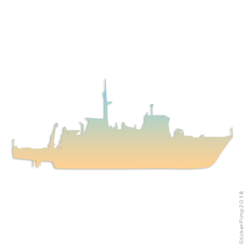 Destroyer, Vinyl Decal Sticker, 40 Patterns & 3 Sizes, #3033