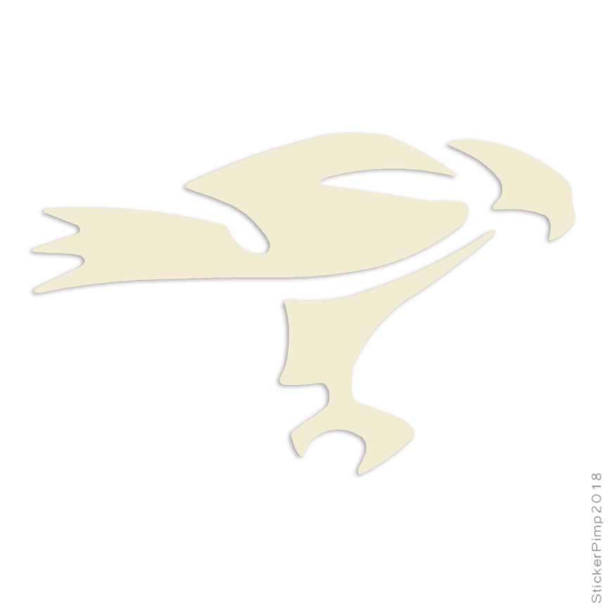 Eagle Hawk Falcon Tribal Decal Sticker Choose Color Large Size #lg1763