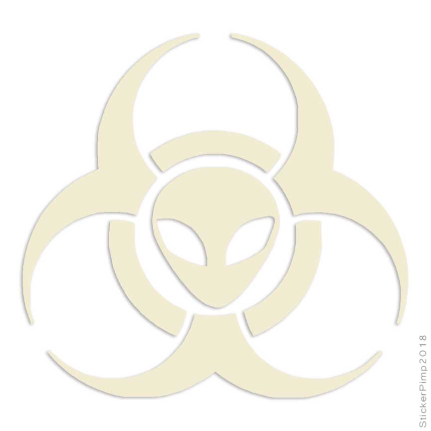 Alien Biohazard, Vinyl Decal Sticker, Multiple Colors & Sizes #8 | eBay