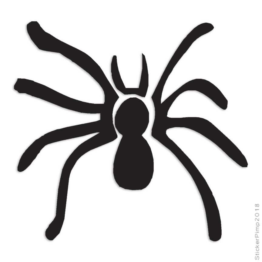 Spider Drawing Arachnid, Vinyl Decal Sticker, Multiple Colors & Sizes #1010