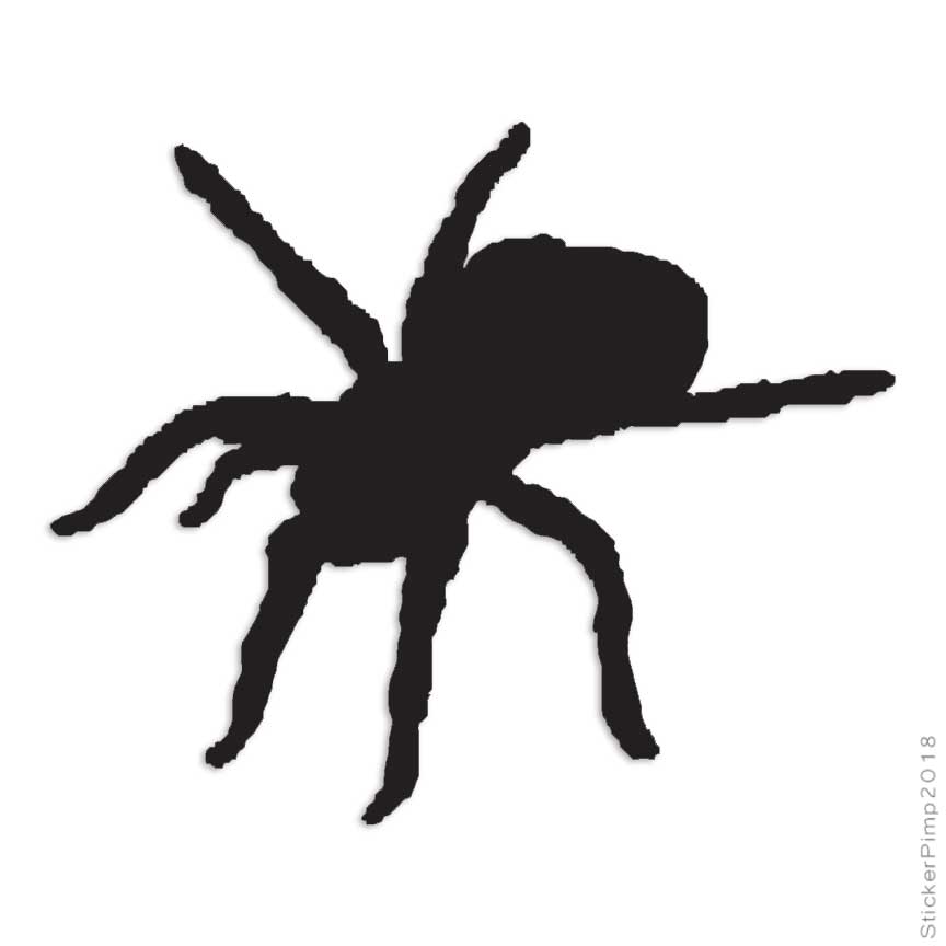 Spider Arachnid Tarantula, Vinyl Decal Sticker, Multiple Colors & Sizes #1012