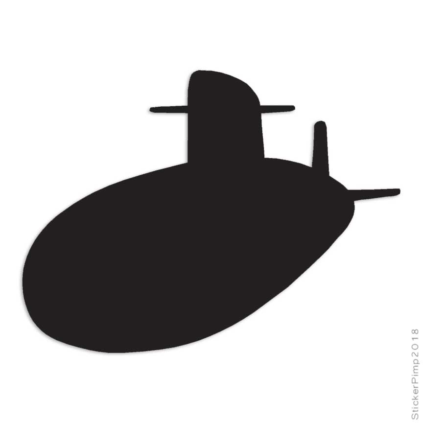 Submarine Navy, Vinyl Decal Sticker, Multiple Colors & Sizes #1400