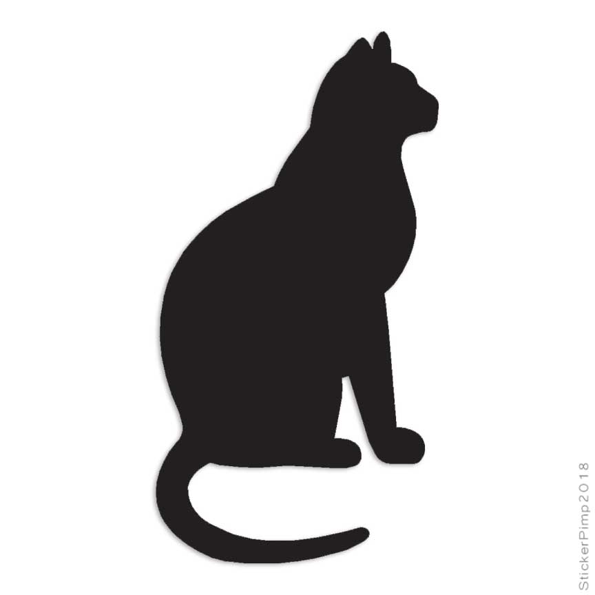 Cat Tabby, Vinyl Decal Sticker, Multiple Colors & Sizes #149