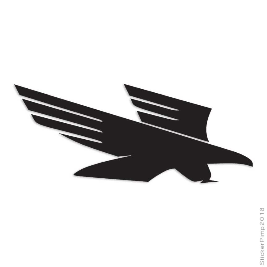 Eagle Falcon Hawk, Vinyl Decal Sticker, Multiple Colors & Sizes #254