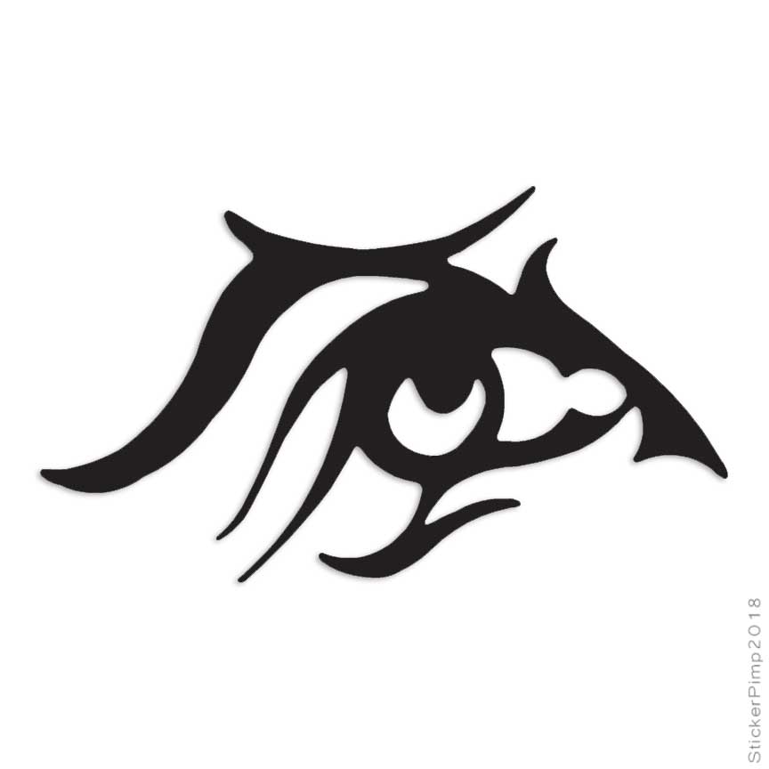 Tribal Eye Glare, Vinyl Decal Sticker, Multiple Colors & Sizes #275