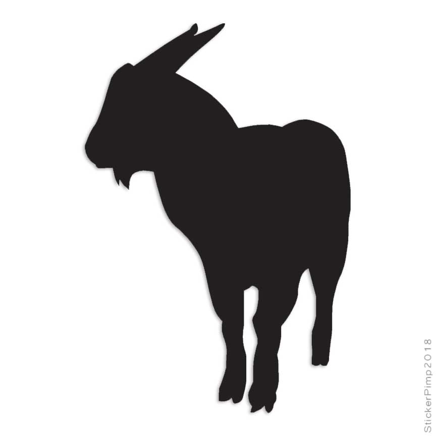 Billy Goat Ram, Vinyl Decal Sticker, Multiple Colors & Sizes #2829