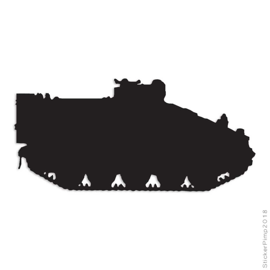 Tank Israel APC, Vinyl Decal Sticker, Multiple Colors & Sizes #3030