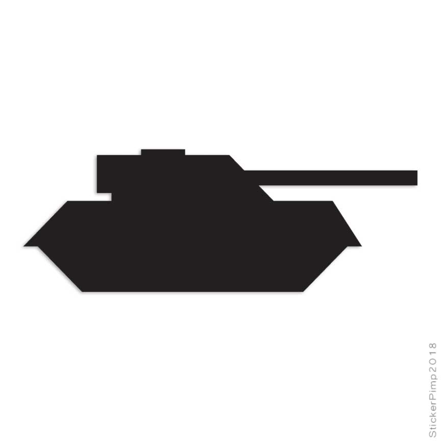 Block Toy Tank War, Vinyl Decal Sticker, Multiple Colors & Sizes #3055