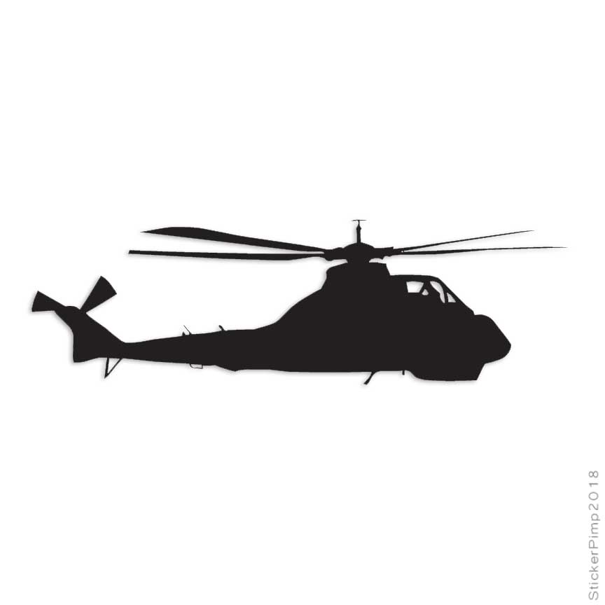 Cobra Copter Helicopter, Vinyl Decal Sticker, Multiple Colors & Sizes #3064